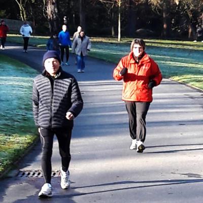 Marche active au Parc de  Procé